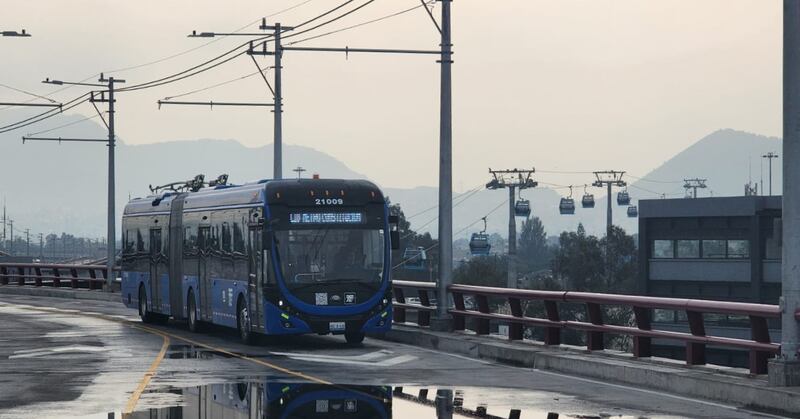 Trolebús Elevado Iztapalapa