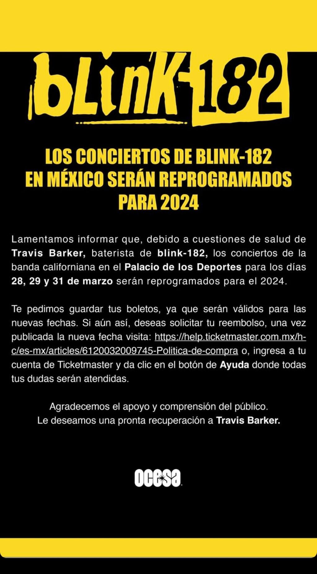 blink-182 en México, concierto Foro Sol de la CDMX este 9 de noviembre ...