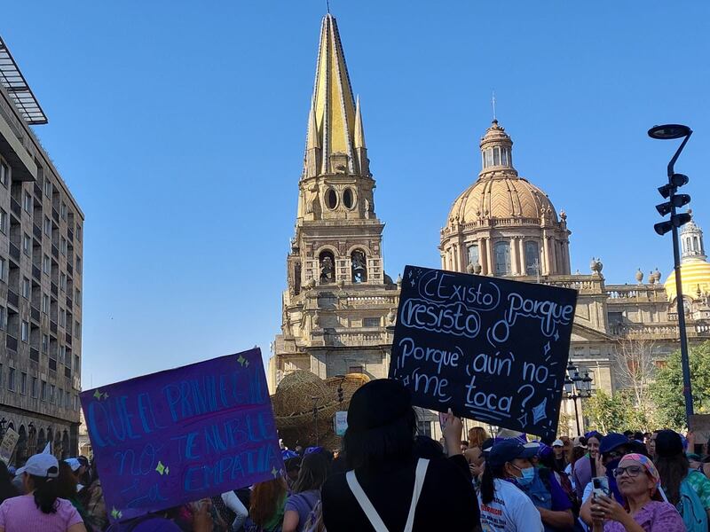 Marcha del 8M en Guadalajara, Jalisco