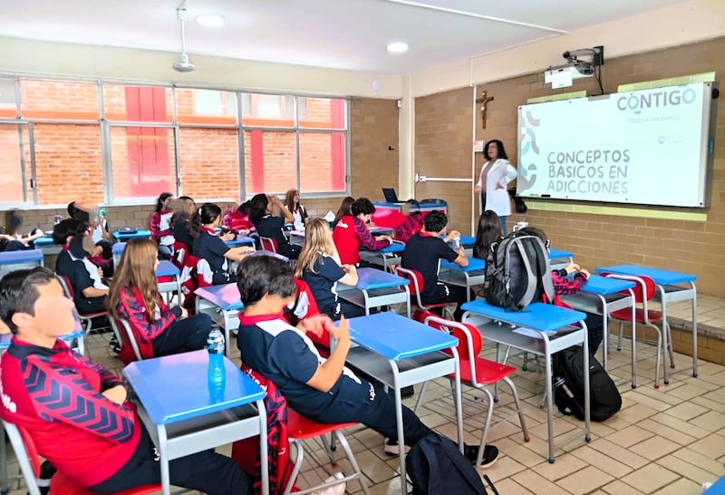 Los jóvenes recibieron información sobre el cuidado de la salud mental