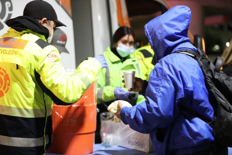 Protección Civvil actuó en las áreas cercanas a los hospitales.