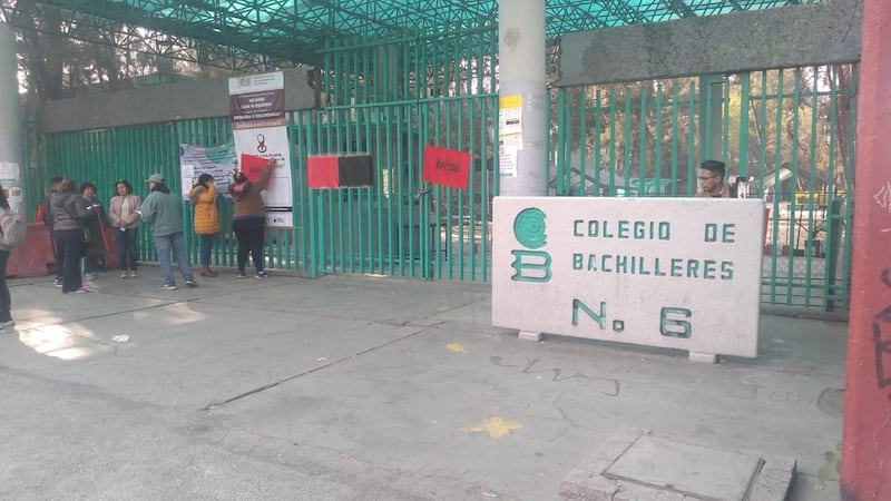 Huelga en Colegio de Bachilleres.