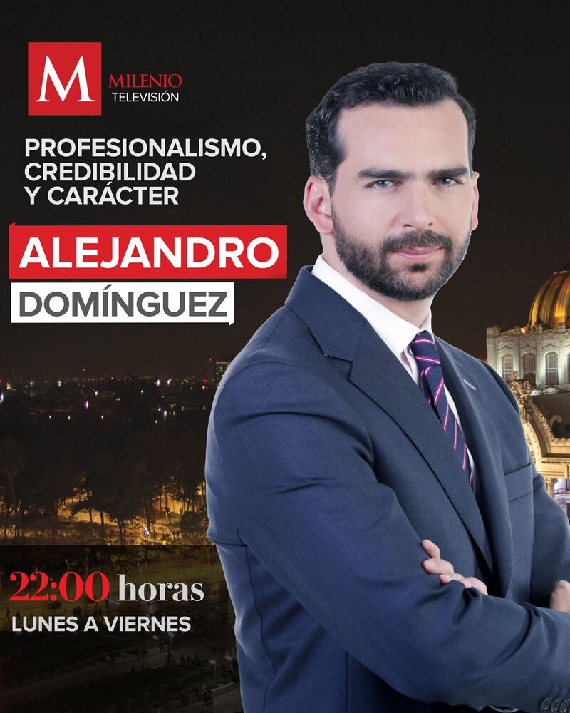 Este es el anuncio con el que presentaron al periodista como el nuevo titular del espacio de las 10:00 horas. en Milenio. (Milenio)