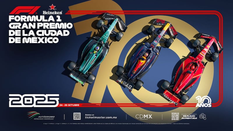 México GP celebrará 10 años con poster inmersivo para 2025