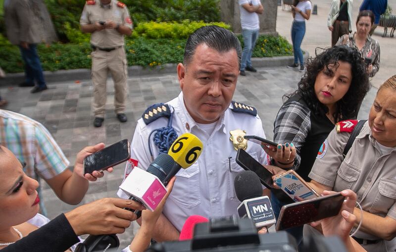 El comandante Sergio Ramírez López, coordinador intermunicipal de Protección Civil y Bomberos Guadalajara y Zapopan y presidente de la Asociación Mexicana de Jefes de Bomberos