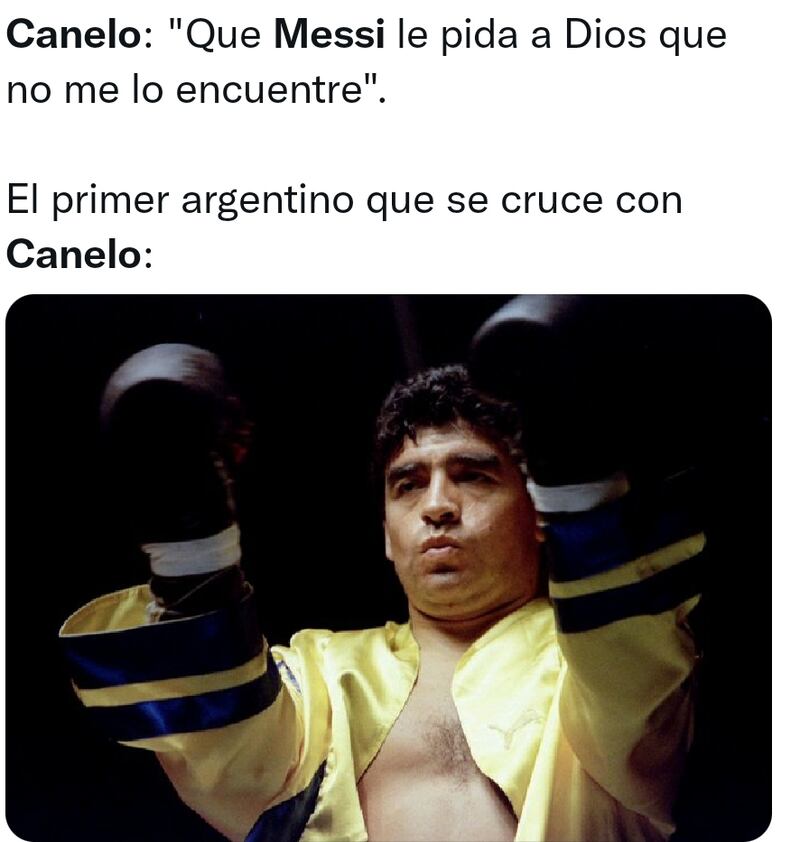 Los mejores memes Canelo vs Messi