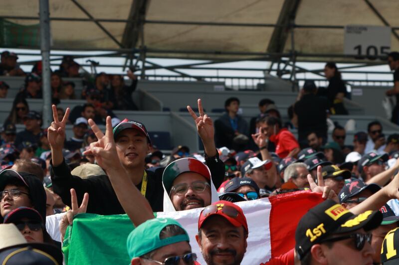 Así se vive la emoción de la F1 en el Autódromo Hermanos Rodríguez.