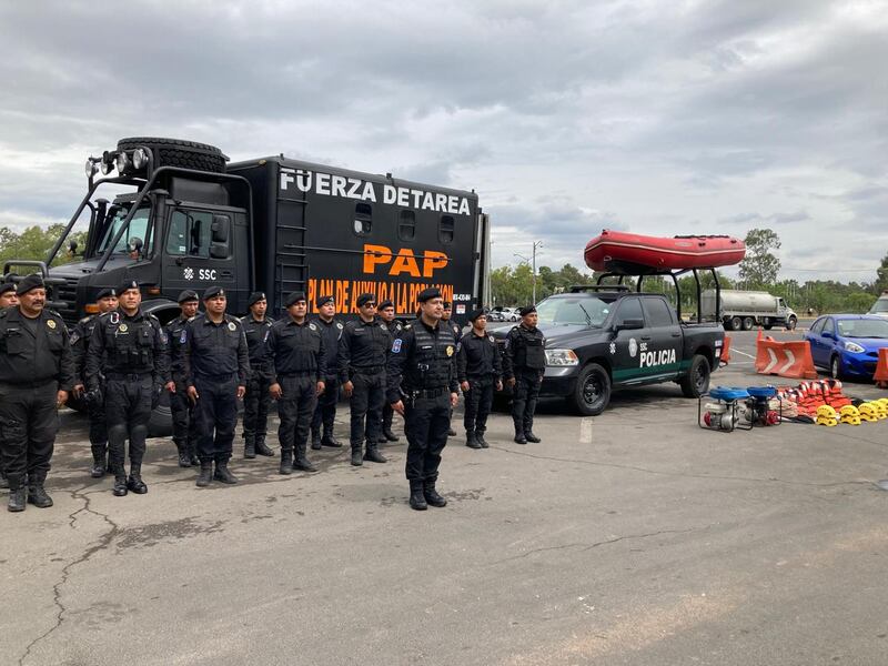 Policía Ribereña en la CDMX