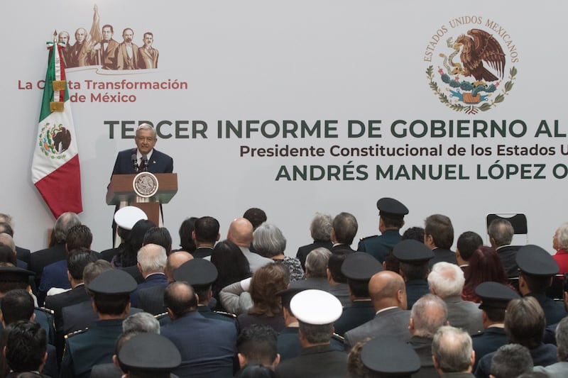 Primer informe de Gobierno de Andrés Manuel López Obrador en 2019