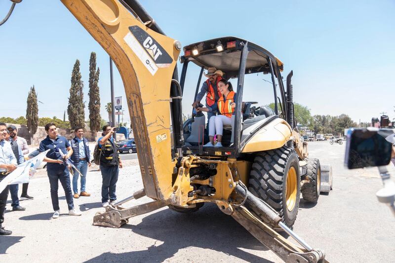 Obras en Dolores Hidalgo.