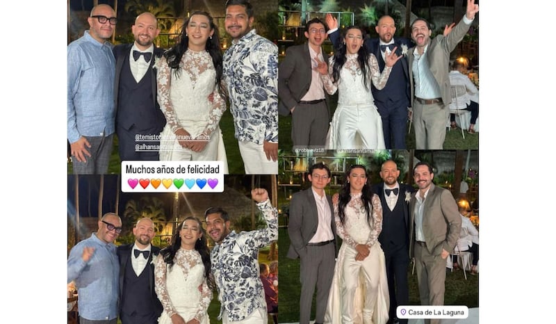 Temístocles Villanueva; invitados a su boda