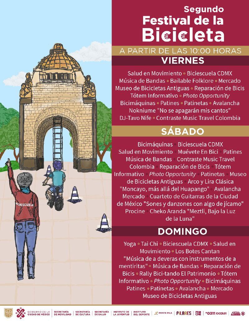 Cartelera festival de la Bicicleta