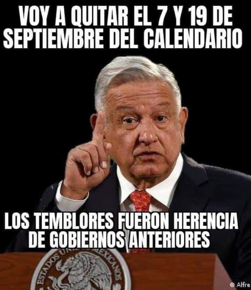 Memes sismo 19 septiembre 2022