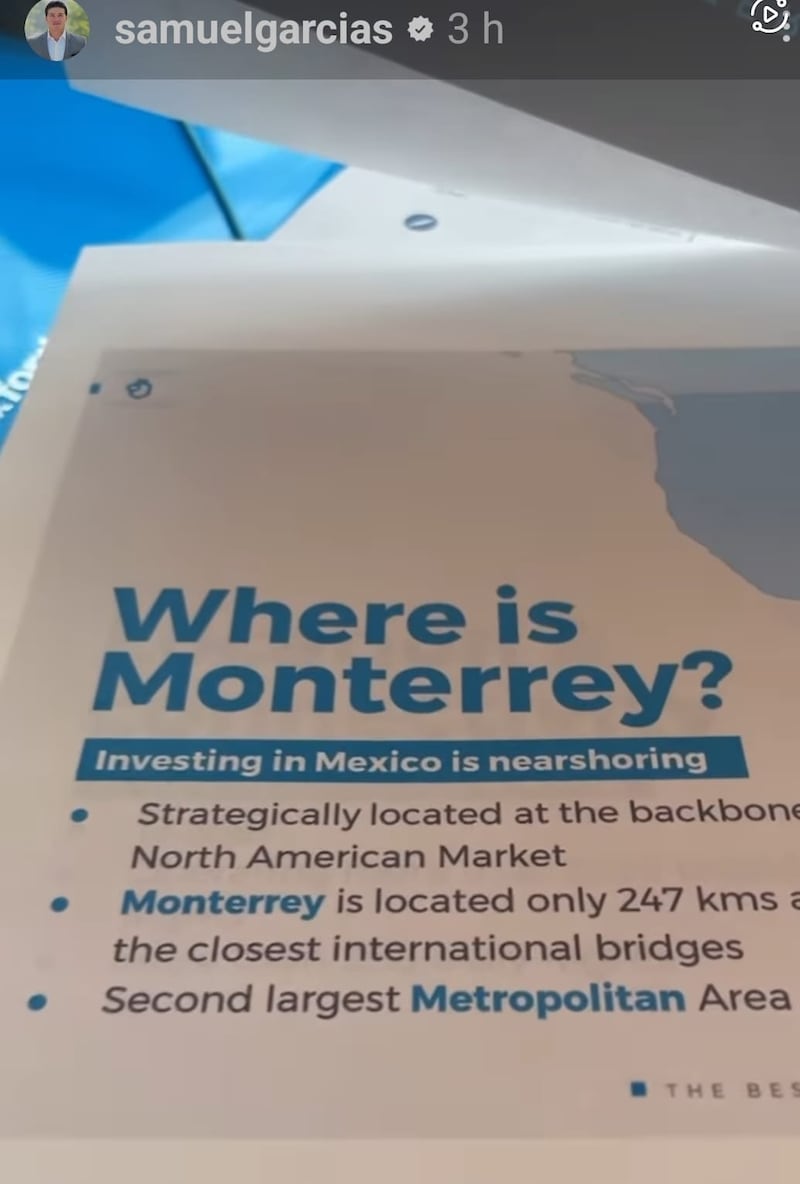 García va preparado con toda la información sobre Monterrey y Nuevo León.