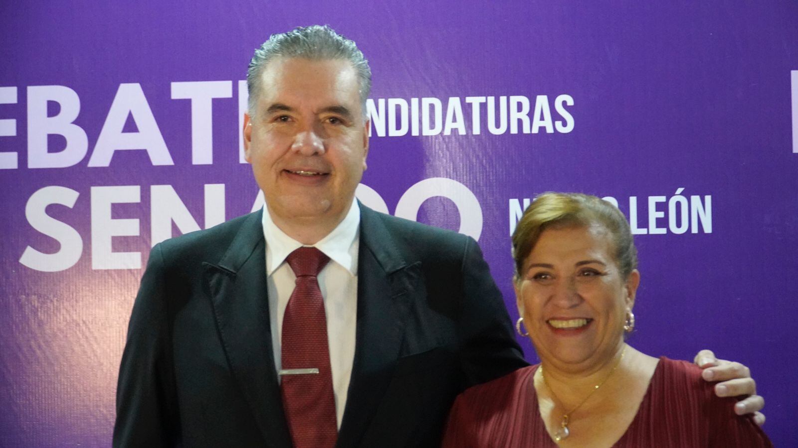 Waldo Fernández y Judith Díaz están satisfechos con su participación en el debate.