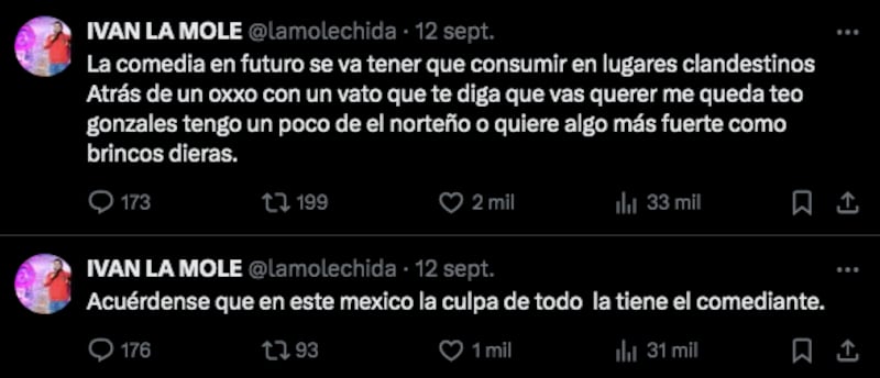 Tweets de La Mole