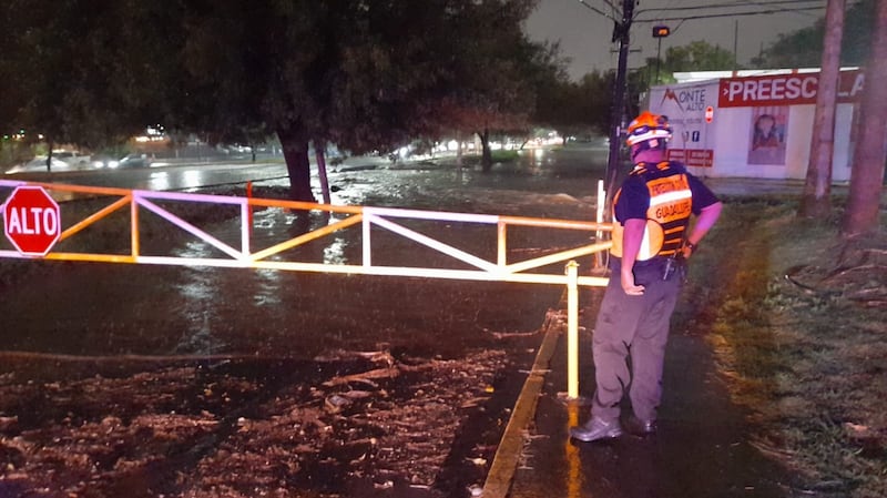 Protección Civil de Guadalupe realizó una vigilancia constante.