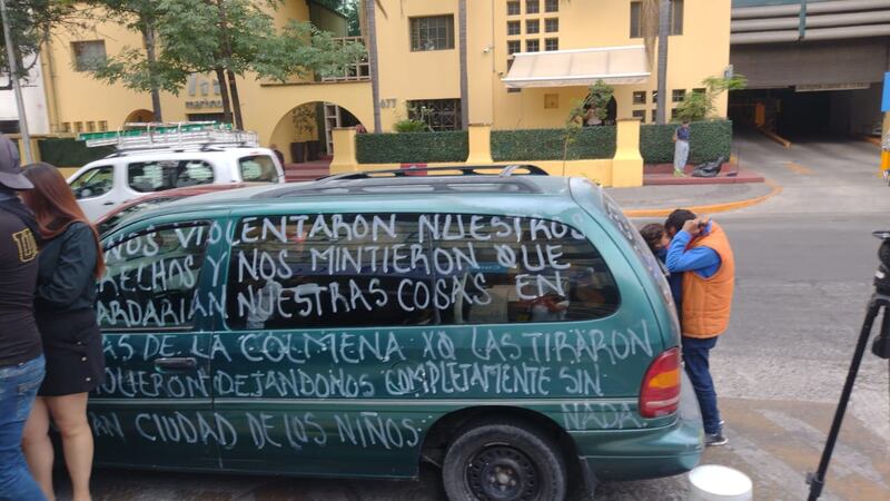 Los manifestantes afirmaron que el día del operativo fue nula la vigilancia de los elementos de la Comisión Estatal de Derechos Humanos.