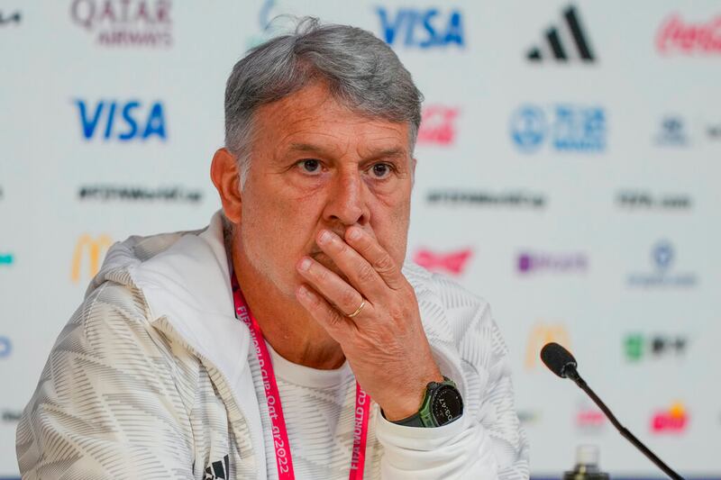 Gerardo Martino en conferencia de prensa