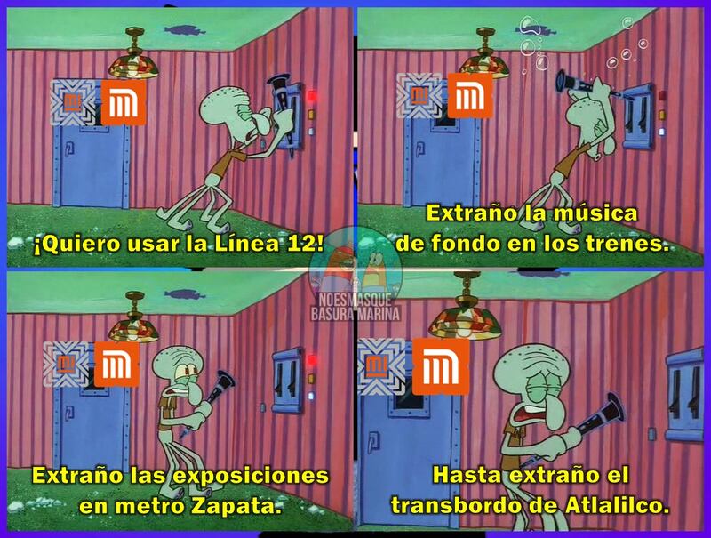 Memes por la reapertura de la Línea 12 del Metro.