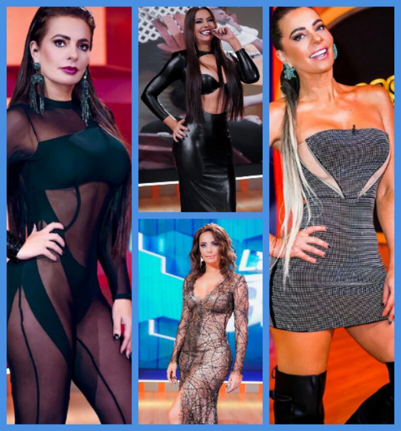 Galilea Montijo y Cecilia Galiano en medio de las polémicas por los outfits que presentan en cada gala de nominación y expulsión.