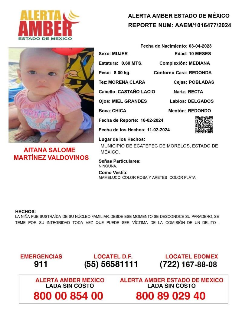 Alerta-Amber-Aitana-Salomé-Martínez-Valdovinos-bebe-desaparecida-Ecatepec