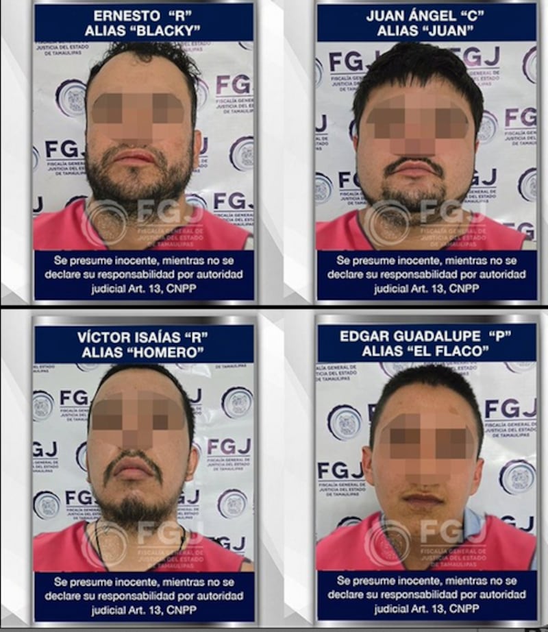 Detenidos en Tamaulipas