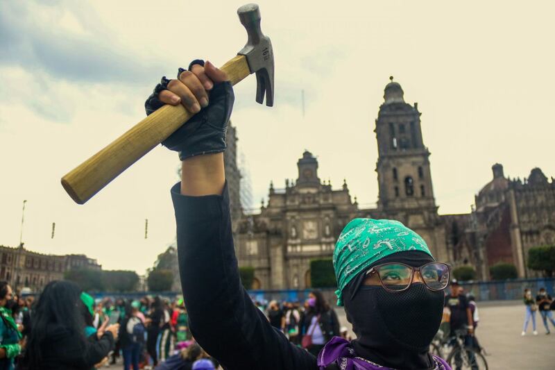 Marcha a favor del aborto en CDMX 28 septiembre de 2022