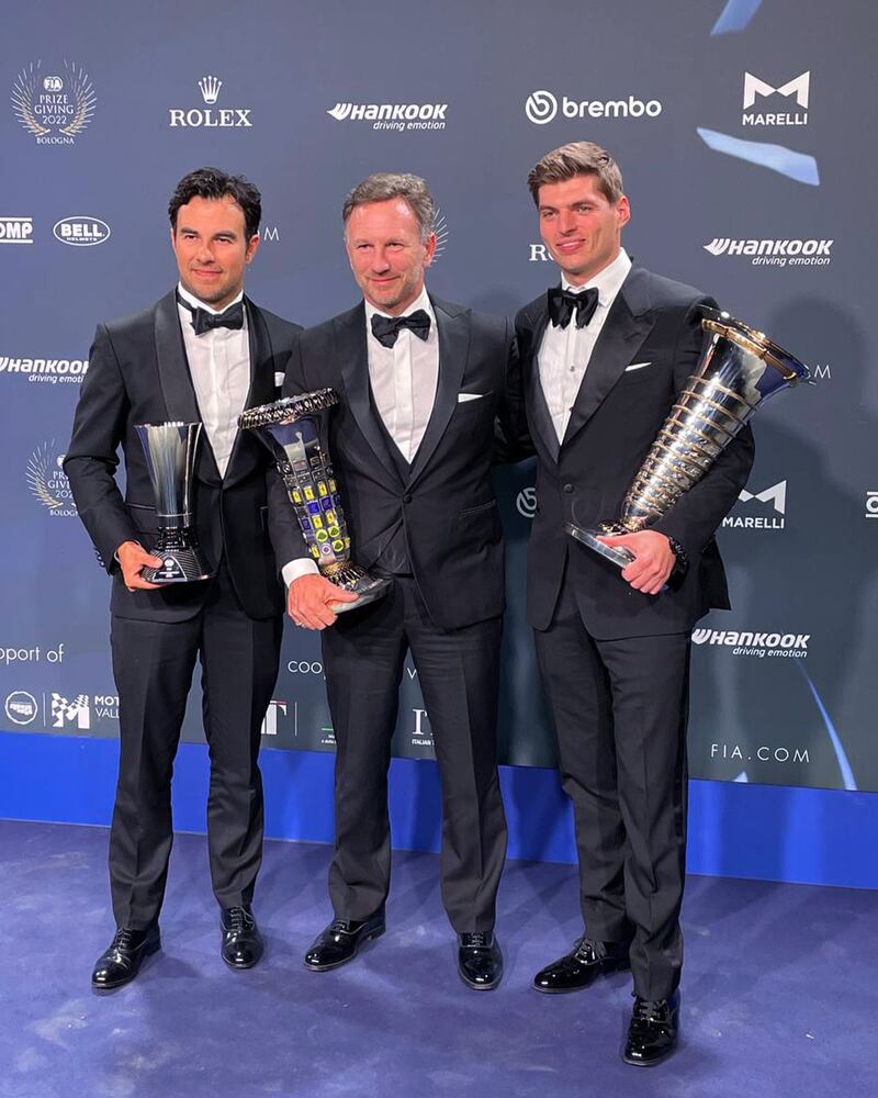 Sergio Pérez convivió con su equipo en la gala de la F1 I @F1