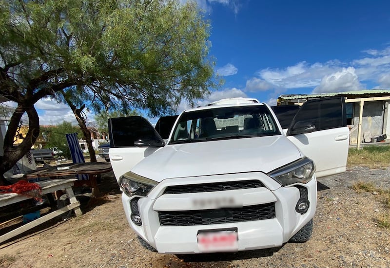 Camioneta de secuestradores