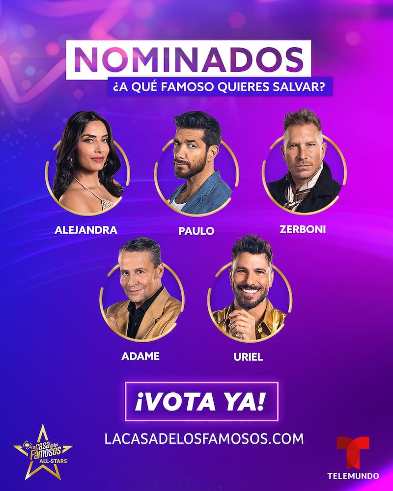 Primeros nominados de "La Casa de los Famosos: All Stars".