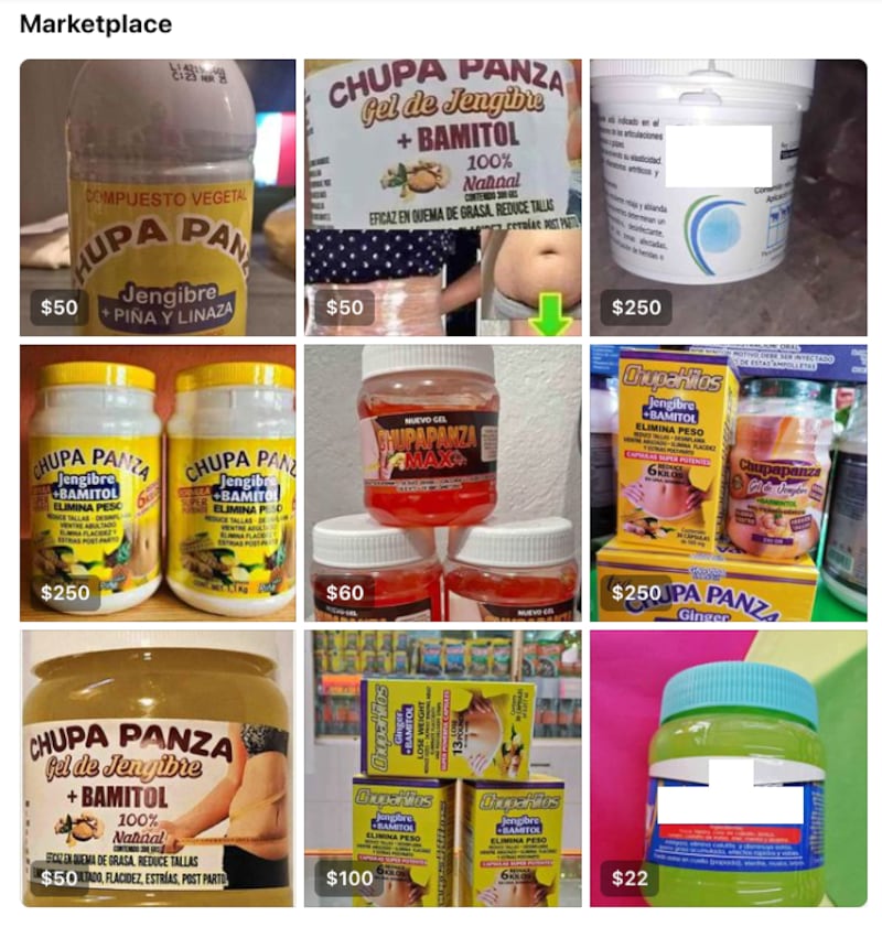 Productos milagro denunciados por la Cofepris para bajar de peso siguen siendo comercializados en redes sociales (Facebook)