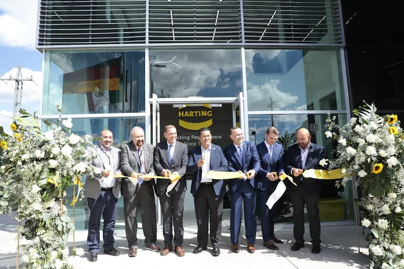 Inaugura Diego Sinhue ampliación de la empresa Harting en Puerto Interior Guanajuato