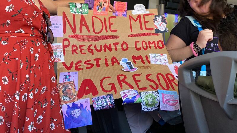 Marcha 8M 2023 por Paseo de la Reforma