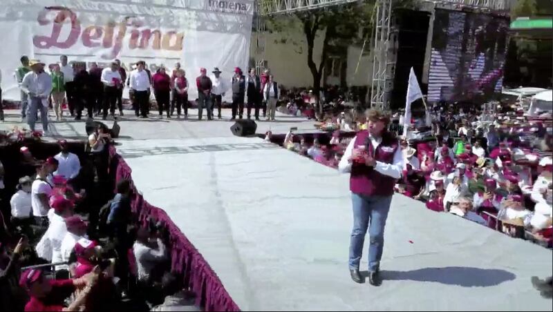 Delfina Gómez arranca precampaña por el Gobierno del Edomex.