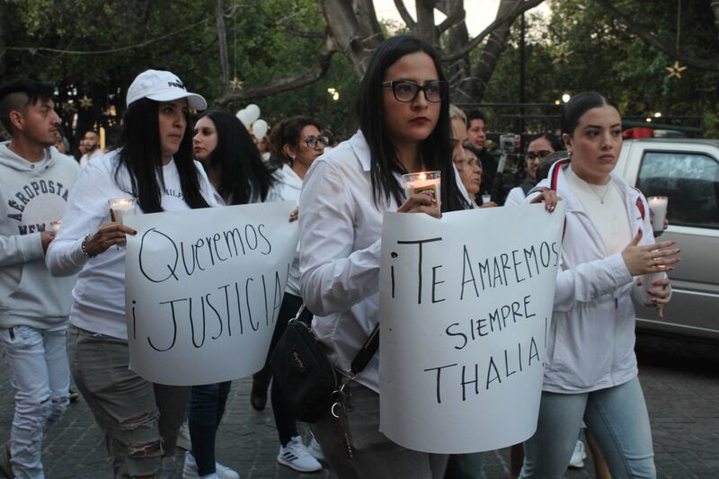 Funeral de Thalía Cornejo, asesinada en Salvatierra, Guanajuato