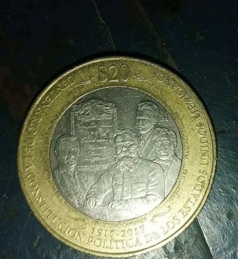 Moneda de 20 pesos