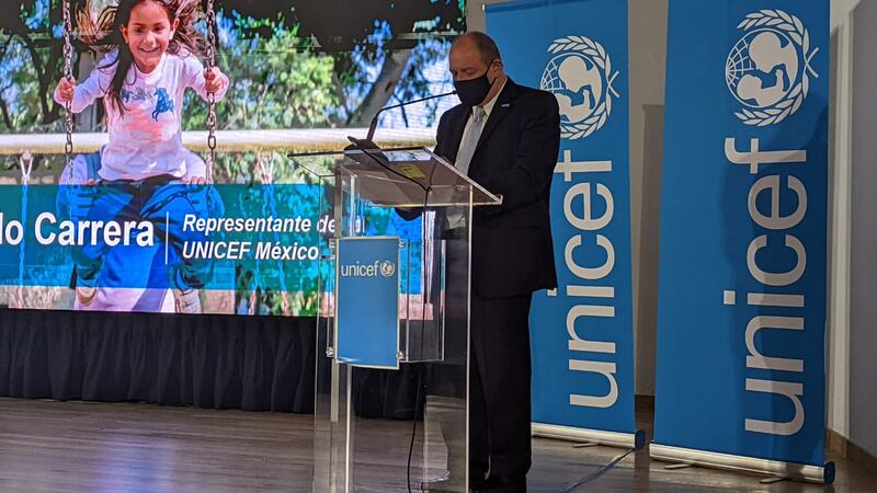 Representante de la UNICEF en México.
