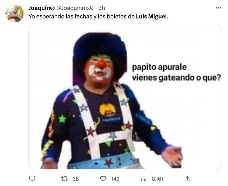 Memes por la espera del anuncio de Luis Miguel