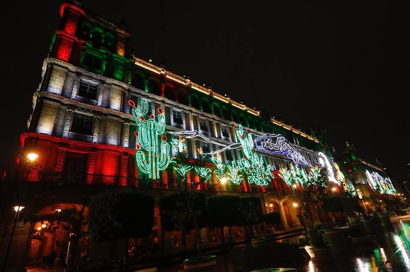 Zócalo CDMX preparativos para la fiesta patria 2022