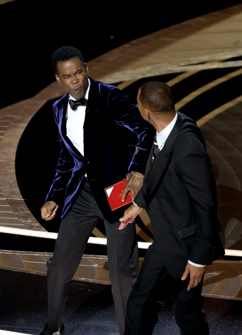 2022. El año pasado Will Smith golpeó a Chris Rock durante la ceremonia.