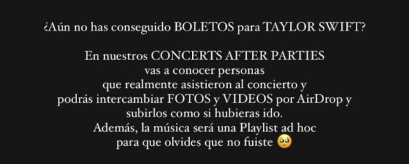 Surge una manera de hacer creer que fuiste a los conciertos, una idea para los que no consiguieron boletos.