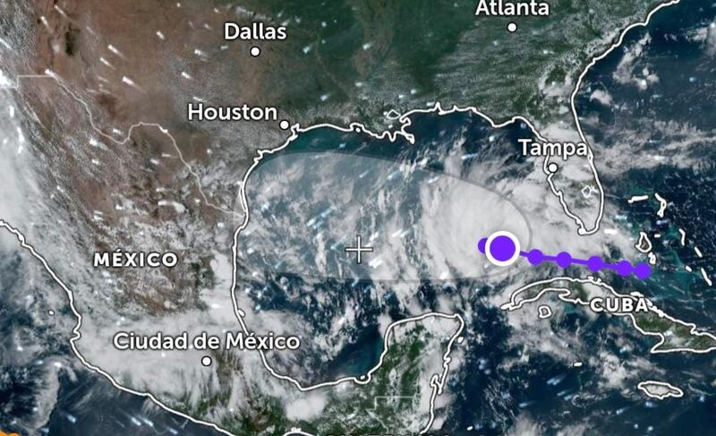 PC Nuevo León monitorea la depresión tropical en el Golfo.