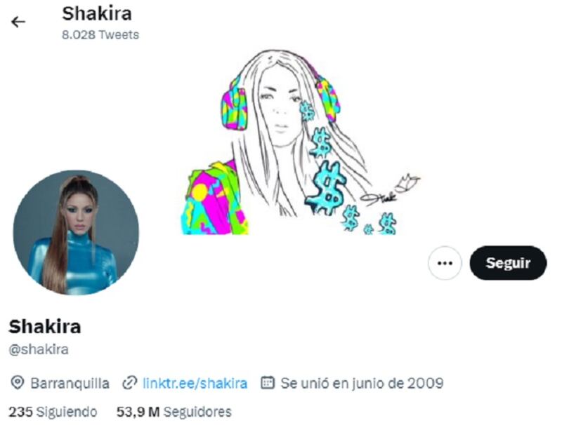 Shakira Twitter