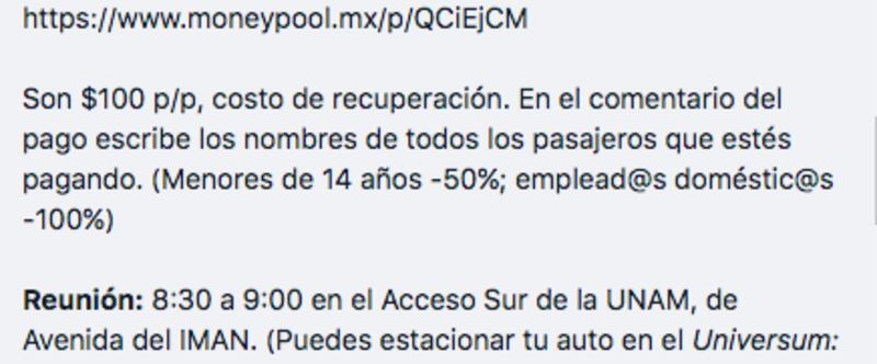 INE marcha en defensa cobra 100 pesos por transporte