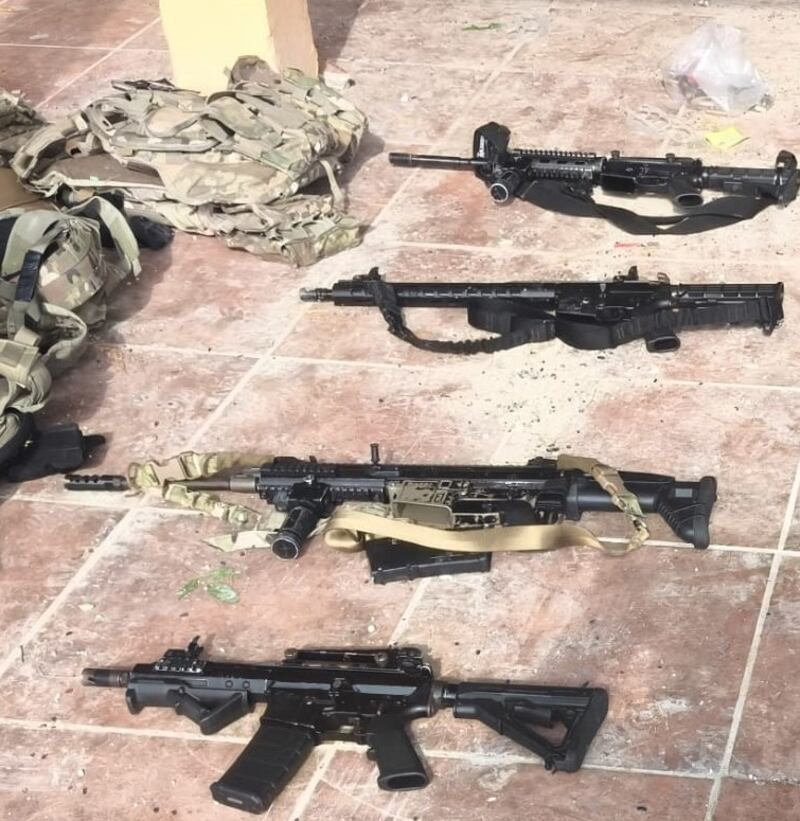 armas confiscadas