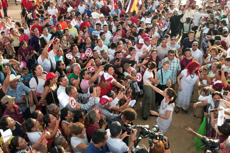 Por primera vez, va a conducir México una mujer que es parte de la 4T: Claudia Sheinbaum en Campeche