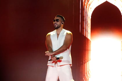 Romeo Santos en concierto en el Campo Marte