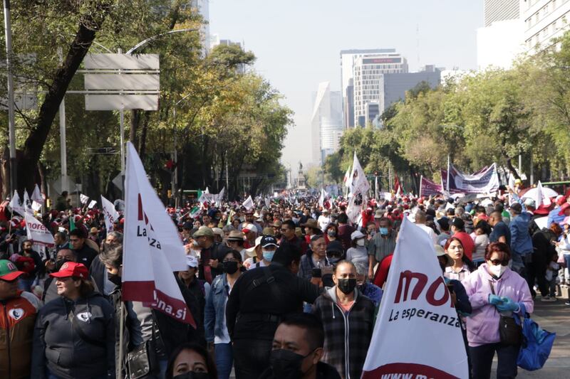 La manifestación reunió a miles de personas del Ángel de la Independencia al Zócalo capitalino. (Ángel Cruz/ Publimetro)