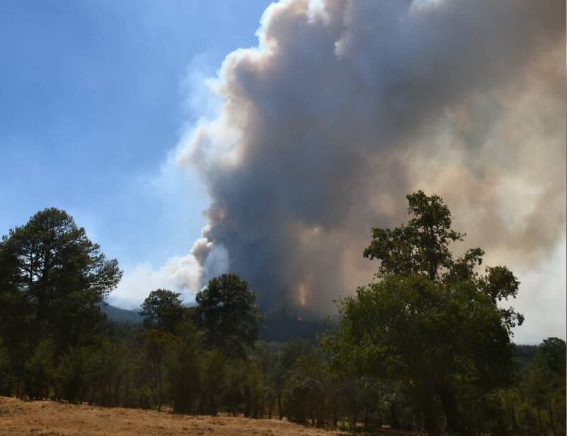 Apenas anoche los brigadistas habían sofocado otro incendio forestal de gran magnitud en la zona.